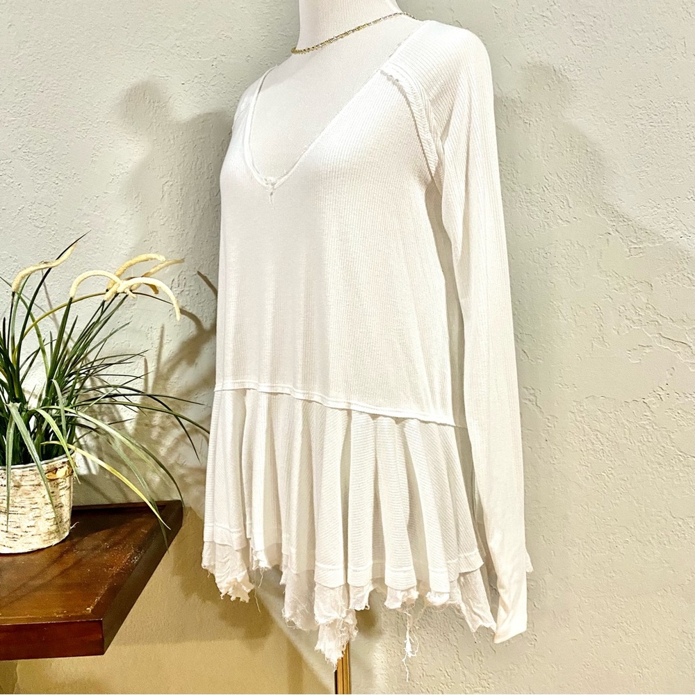 EUC Free People We The Free Tangerine Tee, XS - Picture 4 of 14